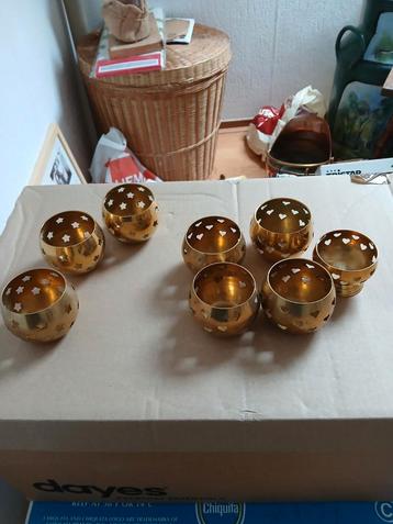 Koperen Waxinelichthouders  beschikbaar voor biedingen