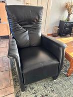 Elektrische leren relaxstoel, Ophalen, Gebruikt, 50 tot 75 cm, Leer