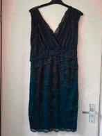 Feestjurk Kanten jurk Heine maat 42, Blauw, Maat 42/44 (L), Nieuw, Ophalen of Verzenden