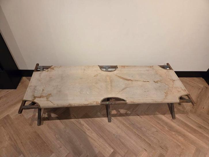 Origineel Militair Veldbed Pico 1945, Huis en Inrichting, Slaapkamer | Bedden, Gebruikt, Eenpersoons, 80 cm, 190 cm of minder