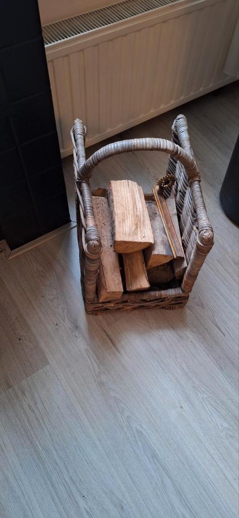 Mooi Haardstel met Houtmand, Huis en Inrichting, Haarden, Gebruikt, Overige soorten, Ophalen of Verzenden
