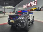 Politie kinderjeep - zwaailichten - soft start - leren zit, Ophalen of Verzenden, Nieuw, Afstandsbediening