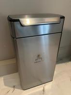 Prullenbak simplehuman, Huis en Inrichting, Woonaccessoires | Prullenbakken, 40 liter of meer, Ophalen, Zo goed als nieuw, Minder dan 50 cm