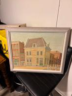 Schilderij Straatje, Marinus van der H., 1979, Antiek en Kunst, Kunst | Schilderijen | Klassiek, Ophalen