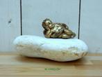 017* Bronzen engel op steen (Boven €75 geen verzendkosten), Tuin en Terras, Ophalen of Verzenden, Nieuw, Overige materialen