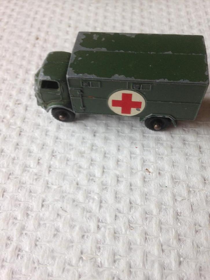 Service ambulance Tekst: Ford 3 ton 4X4 England by Lesney, Hobby en Vrije tijd, Modelauto's | 1:5 tot 1:12, Gebruikt, Auto, Ophalen of Verzenden