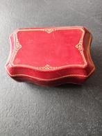 mooi rood sieraden/juwelendoosje. Afmetingen zie foto's, Antiek en Kunst, Curiosa en Brocante, Ophalen of Verzenden
