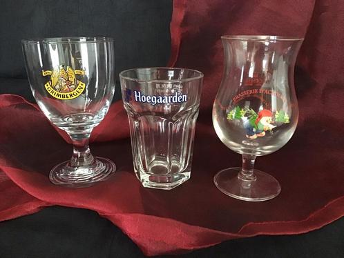 Bierglazen Belgie o.a La Chouffe, Grimbergen, Karmeliet, Verzamelen, Biermerken, Ophalen of Verzenden