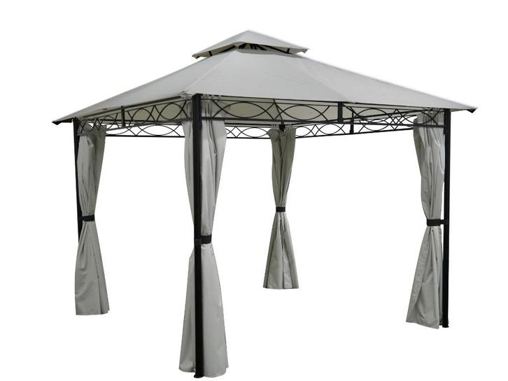 UITVERKOOP! OP=OP! Tuinpaviljoen 3x3 Stone Grey Façil, Tuin en Terras, Partytenten, Nieuw, Paviljoen, Minder dan 5 meter, Minder dan 4 meter