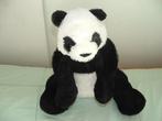 IKEA PANDA BEER KRAMIG ZITTEND VELOURS WIT MET ZWARTE, Ophalen of Verzenden, Nieuw, Overige typen