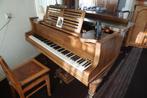 Vleugel  klein formaat minivleugel., Muziek en Instrumenten, Piano's, Ophalen, Gebruikt, Bruin, Vleugel