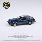 1984 Toyota Celica Supra van 64 Para 1/64 blauw, Nieuw, 64 Para, Ophalen of Verzenden, Auto
