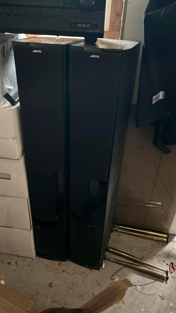 Jamo speakers S 606, Audio, Tv en Foto, Luidsprekers, Zo goed als nieuw, Front, Rear of Stereo speakers, 120 watt of meer, Jamo