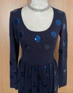Juffrouw Jansen jurk maat S NIEUW [v], Blauw, Nieuw, Ophalen of Verzenden, Knielengte