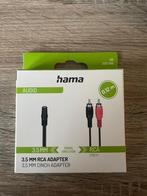 NIEUW Hama 3.5 mm RCA adapter, Audio, Tv en Foto, Audiokabels en Televisiekabels, Nieuw, Scartkabel, Ophalen of Verzenden, Minder dan 2 meter