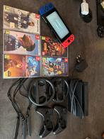 Nintendo Switch 2019,zeer compleet met 5 spellen,accessoires, Spelcomputers en Games, Met games, Met 2 controllers, Ophalen of Verzenden