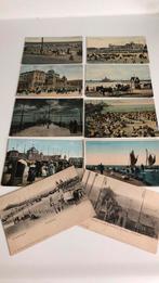 Scheveningen. 10 kaarten.Strandleven, pier, koetsje,boten, Zuid-Holland, Verzenden