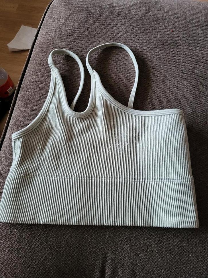 Gilly Hicks Asymmetrisch Topje XS, Kleding | Dames, Sportkleding, Gedragen, Fitness of Aerobics, Maat 34 (XS) of kleiner, Groen