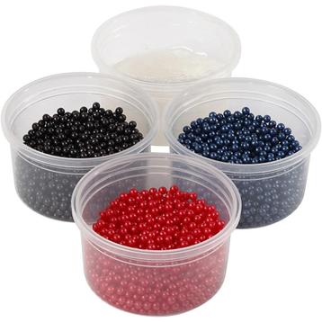 Pearl Clay 3 x 25 gram blauw, rood, zwart en 38 gram gel beschikbaar voor biedingen