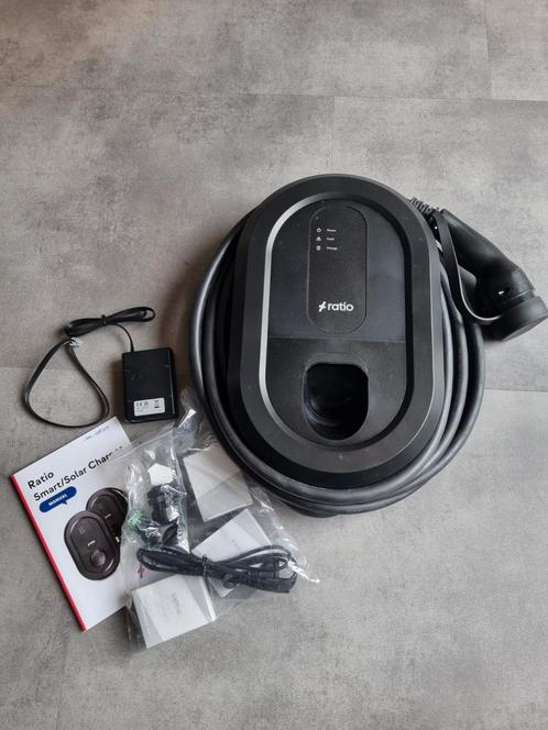 Laadpaal wallbox Ratio Solid 11-22kw 7,5m kabel zonnepanelen, Auto diversen, Laadpalen, Zo goed als nieuw, Laadpaal, Ophalen of Verzenden