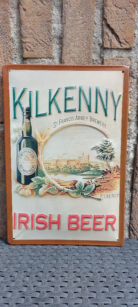 Reclamebord Kilkenny Irish beer, Verzamelen, Biermerken, Nieuw, Reclamebord, Plaat of Schild, Overige merken, Ophalen of Verzenden