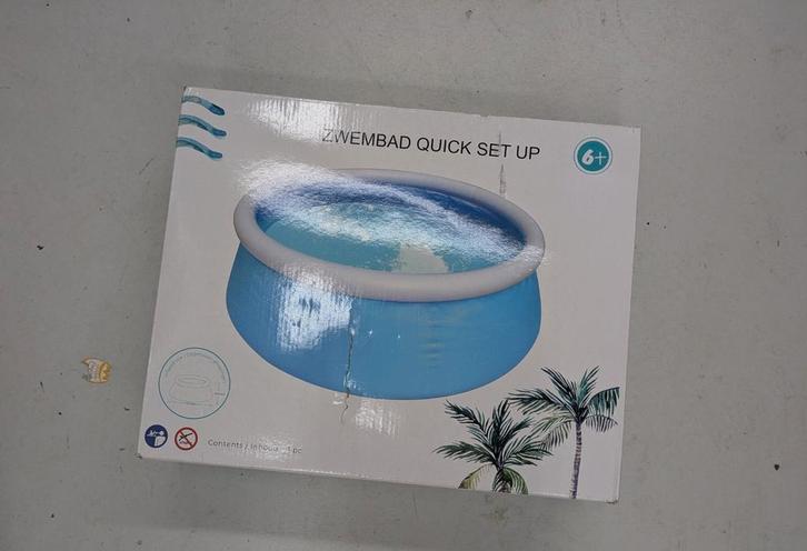 Quik Setup Zwembad 183x51 cm - Ideaal voor de zomer!, Tuin en Terras, Zwembaden, Zo goed als nieuw, Opblaaszwembad, Minder dan 80 cm