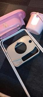 bebejou rose babybad en luieremmer,badstandaard, Ophalen, Gebruikt, Luieremmer, Overige merken