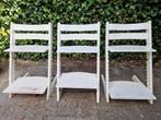 Stokke Tripp Trapp Trip Trap kinderstoelen wit (3 stuks), Ophalen, Gebruikt, Meegroeistoel