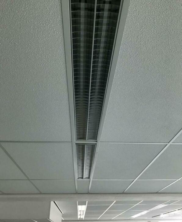 TL bakken/armaturen 100x inbouw opbouw 2x28Watt T5 €1250,-, Doe-het-zelf en Verbouw, Bouwverlichting, Gebruikt, Ophalen