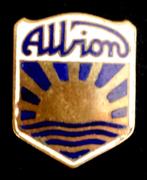 Albion knoop- speld uit Engeland, Verzenden, Zo goed als nieuw, Transport, Speldje of Pin