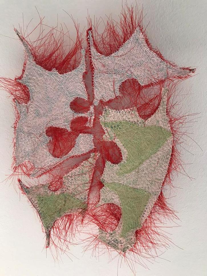 Marian Bijlenga, object, van paardenhaar, Antiek en Kunst, Kunst | Overige Kunst, Ophalen