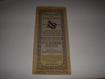 ZEER bijzondere Kleine Gids voor Friesland uit 1920  beschikbaar voor biedingen