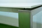 ZGANieuw schitterende strakke "Arco Graphic" design tafel, Huis en Inrichting, 200 cm of meer, 50 tot 100 cm, Metaal, Design
