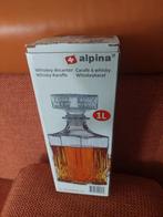 Alpina Whiskey Decanteerkaraf - Nieuw in doos!, Huis en Inrichting, Overige kleuren, Nieuw, Ophalen of Verzenden, Glas