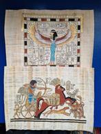 Papyrus Egypte (hand made in Egypte), Antiek en Kunst, Kunst | Niet-Westerse kunst, Ophalen of Verzenden