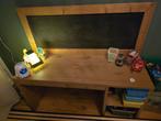 Eikenhouten kinderkamer: bureau en bed, Kinderen en Baby's, Kinderkamer | Complete kinderkamers, Ophalen, Zo goed als nieuw, Jongetje of Meisje