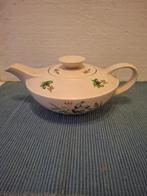 Petrus Regout - Groene lelie - mooie aardewerk theepot, Antiek en Kunst, Antiek | Servies los, Ophalen of Verzenden
