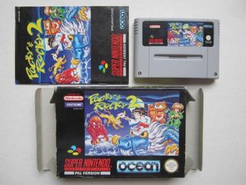 Pocky and Rocky 1 of 2 SNES Super Nintendo NES (1 = €180) beschikbaar voor biedingen