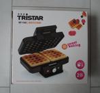 Nieuwe Tristar wafelijzer 1000w anti aanbaklaag PFAS vrij, Witgoed en Apparatuur, Wafelijzers, Ophalen of Verzenden, Nieuw
