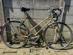 Gouden racefiets, Fietsen en Brommers, Fietsen | Racefietsen, Minder dan 10 versnellingen, Gebruikt, Staal, Ophalen of Verzenden