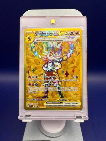 Cinderace ex SVP 163/165 - Gold Tera Full Art Power! beschikbaar voor biedingen