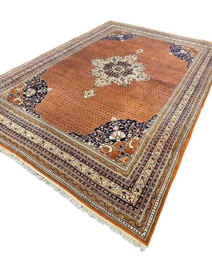 Groot perzisch tapijt Mir 350x250 wollen vloerkleed, Huis en Inrichting, Stoffering | Tapijten en Kleden, Zo goed als nieuw, 200 cm of meer