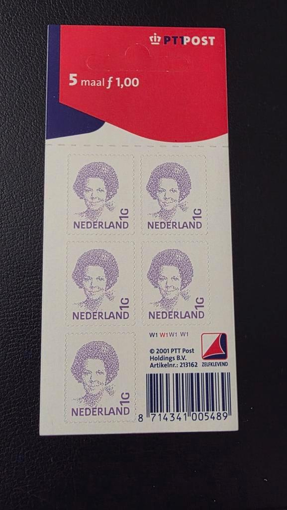 5 velletjes Beatrix 1491/92/95/99b + 1501b, Postzegels en Munten, Postzegels | Nederland, Ophalen of Verzenden