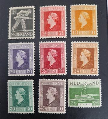 Nederland 1944 - nvph 428-442 Bevrijding - onvolledige serie beschikbaar voor biedingen