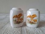 Paddenstoelen peper en zoutstel, porselein 3.5x3.5x5.5cm, Huis en Inrichting, Keuken | Servies, Overige typen, Nieuw, Ophalen of Verzenden
