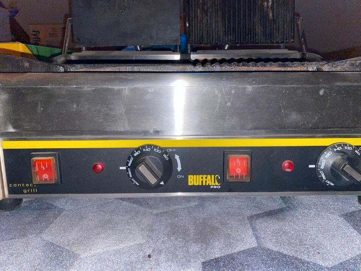 Professionele Buffalo Grill / Bakplaat, Witgoed en Apparatuur, Contactgrills, Gebruikt, Ophalen