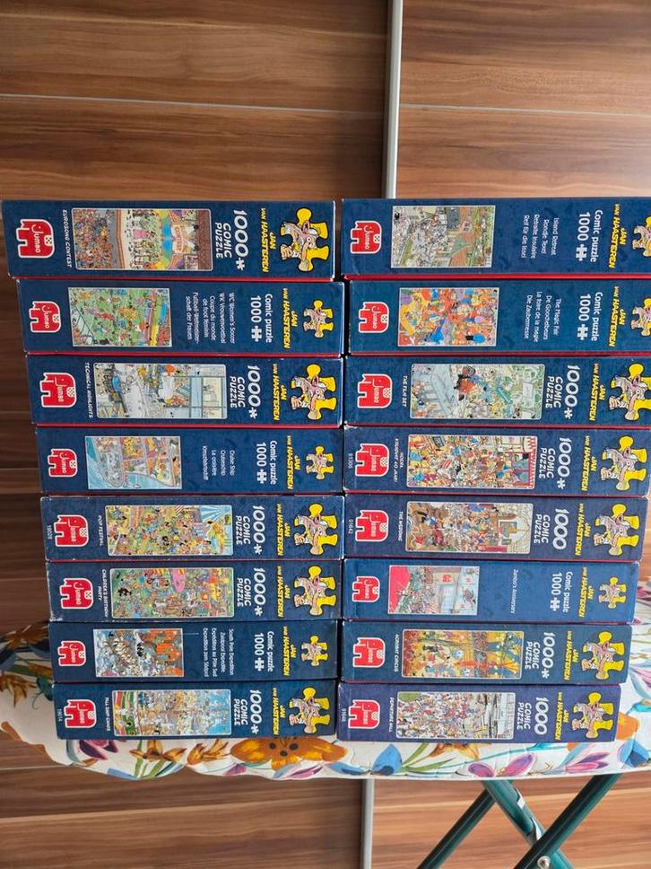 Diverse puzzels Jan van Haasteren, Hobby en Vrije tijd, Denksport en Puzzels, Zo goed als nieuw, 500 t/m 1500 stukjes, Ophalen of Verzenden