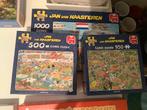 Jan van Haasteren puzzels 1000 & 500 stukjes, Ophalen of Verzenden, 500 t/m 1500 stukjes, Zo goed als nieuw, Legpuzzel