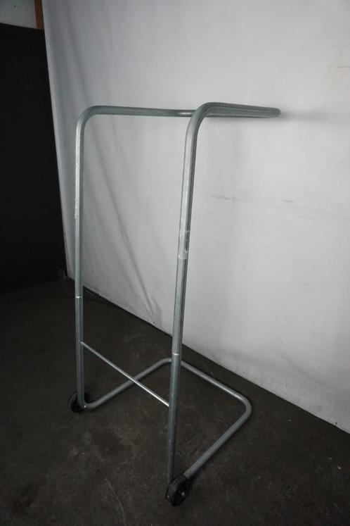 Knapzakhouder, afvalzakhouder op wielen | 400 liter, Huis en Inrichting, Woonaccessoires | Prullenbakken, Gebruikt, Metaal, 75 cm of meer
