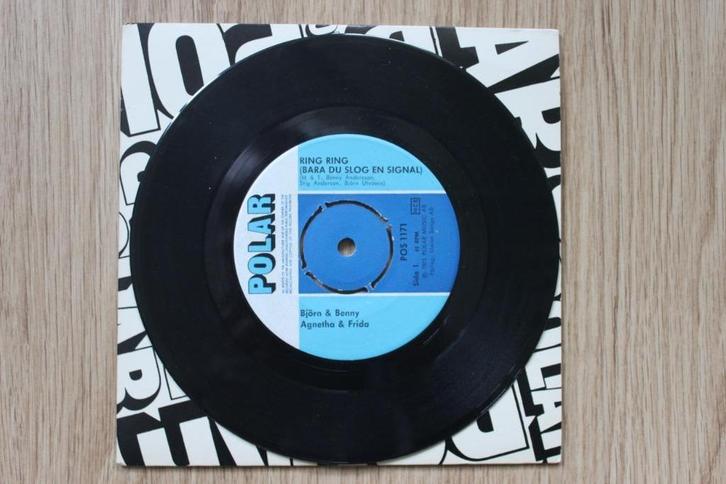 ABBA - Ring Ring (Zweedse versie) / Ah, vilka tider, Cd's en Dvd's, Vinyl Singles, Gebruikt, Single, Pop, 7 inch, Ophalen of Verzenden
